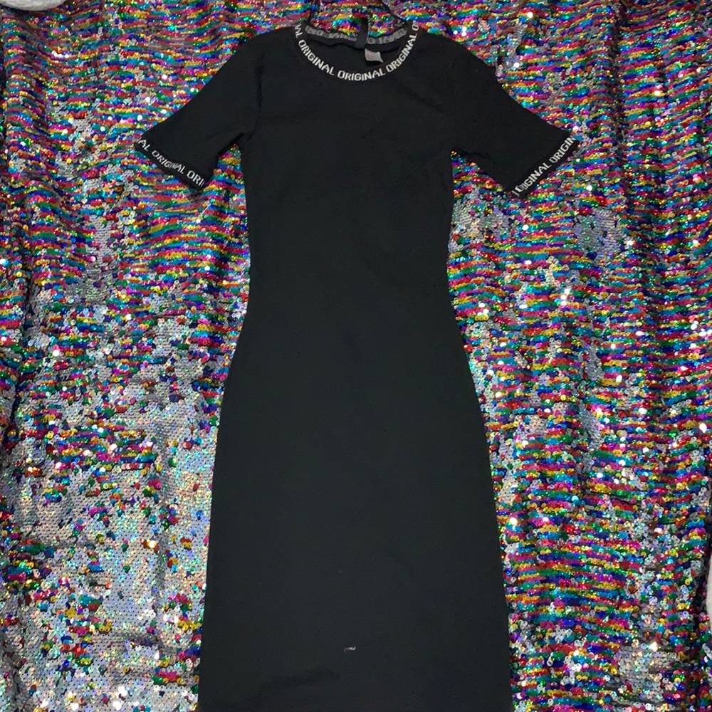 Black and white dress